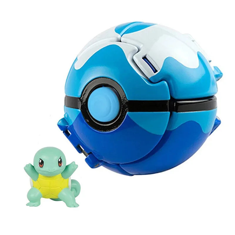 Pokemon Elf Ball Pokeball Anime Figure Cartoons Pikachu Charizard Piplup Kyogre Pocket Monster Pet Anime Action Model Toy Gifts Quick Pick Grocers